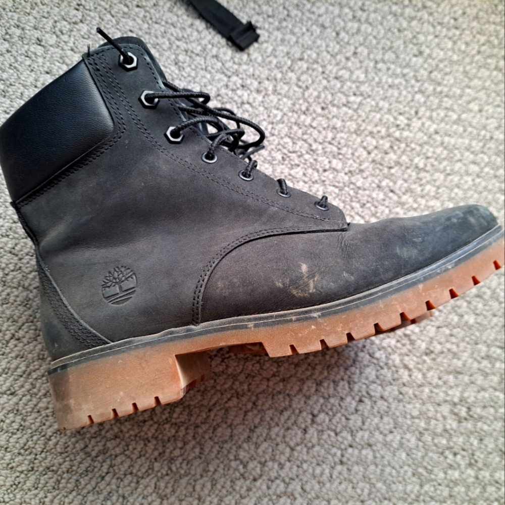 Timberland Boots, size 8.5, dark grey